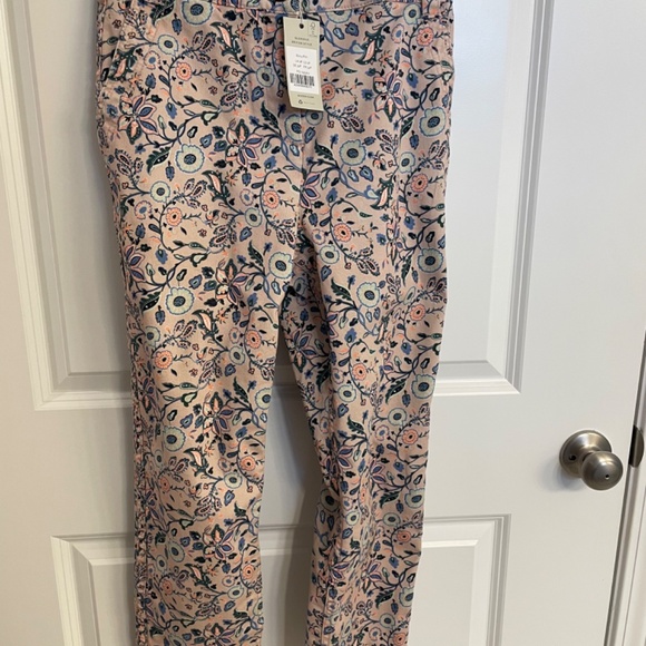 Boden Paisley khaki style cropped pants - Picture 1 of 13
